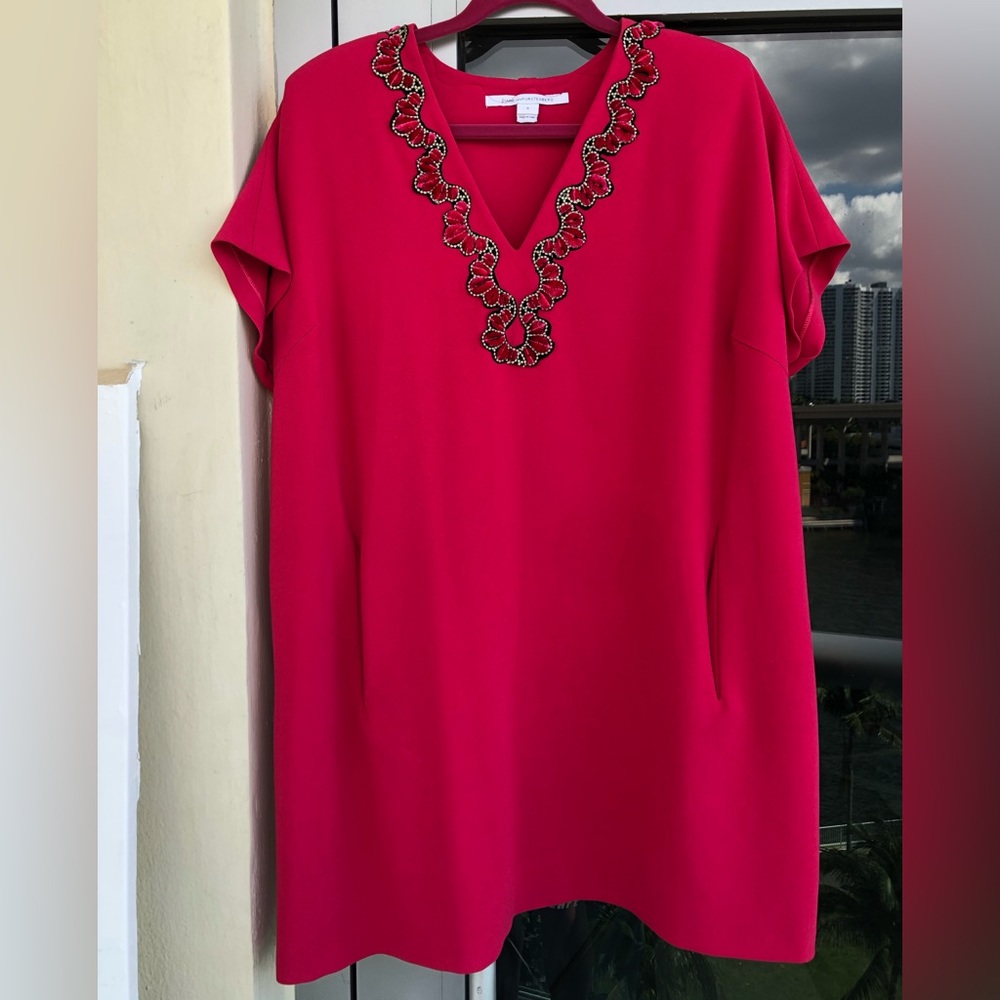 Diane Von Furstenberg Magenta Dress